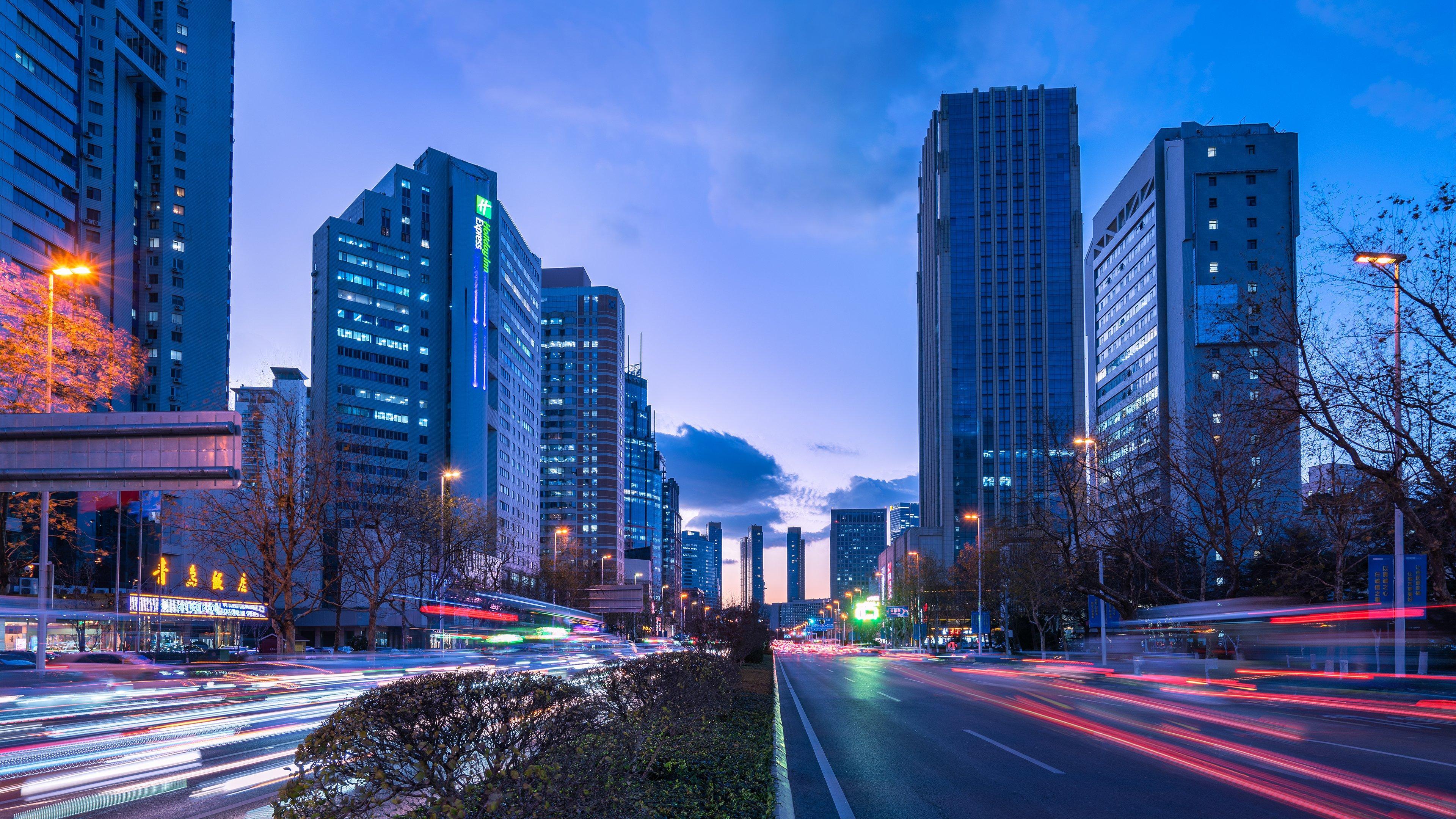 Holiday Inn Express Qingdao City Center By Ihg Exterior foto